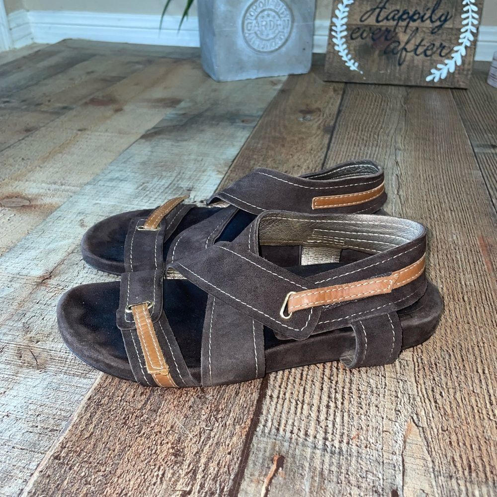 💜Dana Davis Italy kyle flats sandals